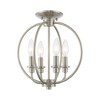 Livex Lighting Milania 4 - Light Chandelier in  Brushed Nickel - 4 of 4