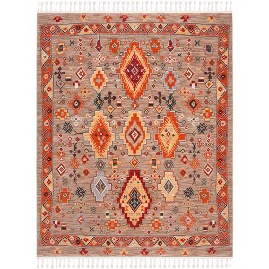 Farmhouse W/ Tassels FMH848 Power Loomed Indoor Rugs - Safavieh - 1 of 4