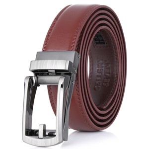 Gallery Seven - Men's Original Dress Leather Ratchet  Belt - 1 of 4