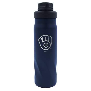 MLB Milwaukee Brewers 20oz Stainless Steel Water Bottle
