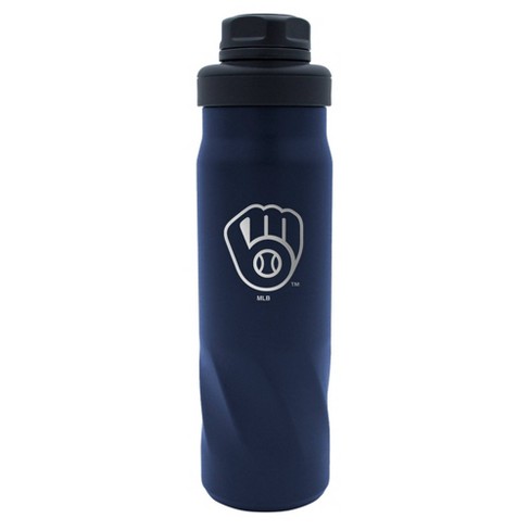 Mlb Milwaukee Brewers 20oz Stainless Steel Water Bottle : Target