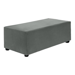 Unique Bargains Stretchy Soft Comfortable Rectangular Foot Stool Cover - 1 of 4