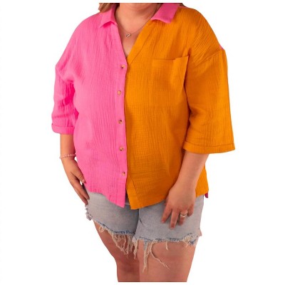 Women's Button-up Top - First Love