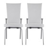 Chintaly Imports,Contemporary Motion-Back Side Chair - Set of 2 - 2 of 4