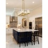 Z-Lite Callista 6 - Light Island Pendant Light in  Rubbed Brass - 4 of 4
