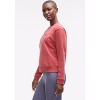 Peloton Women's Fleece Crewneck, Brick Red - 2 of 4