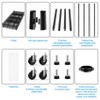 Dolonm Wire Shelving Unit, 6000 LBS NSF Height Adjustable Metal Garage Storage Shelves with Wheels,Metal Shelves - 3 of 4