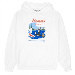 Mens Hamm's Beer From The Land Of Sky Blue Waters Lake Hoodie - 1 of 3