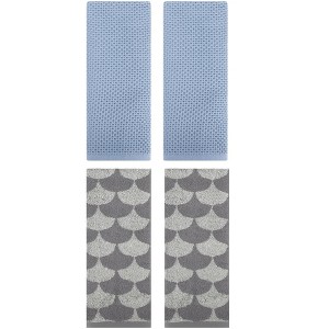 REGALWOVEN 4 Pcs Cotton Bathroom Decorative Hand Towels - 1 of 4