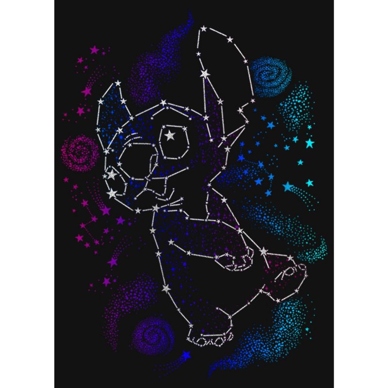Girl's Lilo & Stitch Constellation of Stitch T-Shirt, 2 of 5