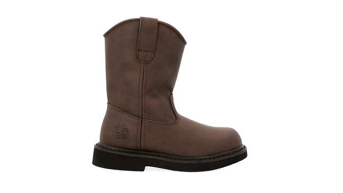 Georgia Boot Toddler Boys' Brown Pull On Boot, 2 of 9, play video