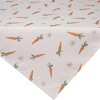 Transpac Fabric Waffle Carrot Pattern Table Throw Home Decorations Spring - 2 of 3