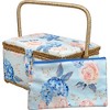 Singer L Sewing Basket Hydrangeas Print with Matching Zipper Pouch - 2 of 4