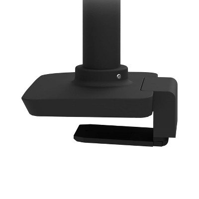 White Adjustable Desk Mount for Monitors Up to 34 Inches