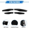 Unique Bargains Car Roof Rack Side Rails End Cover Cap Compatible for Lexus RX350 RX400h RX330 2003-2009 Black 4pcs - 4 of 4