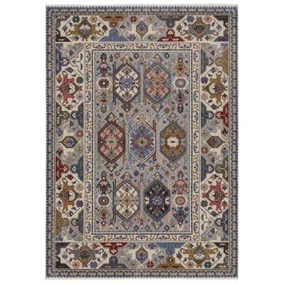 Oriental Weavers Hastings HA04E Blue/ Grey Indoor Area Rug - 3'10" x 5'5"