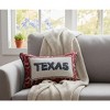 Decorative Throw Pillow – Bandana Texas Word Print 12.5x8 inch by Manual Woodworkers and Weavers - 2 of 3
