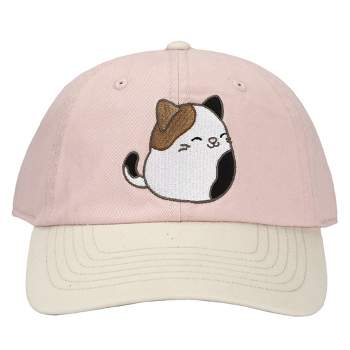 Squishmallows Cam The Cat Pink Traditional Adjustable Hat