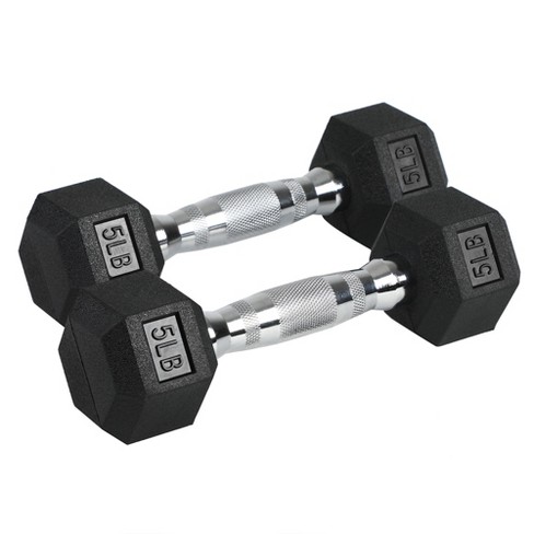 Holahatha Neoprene Coated Hex Dumbbell Weight Training Home Gym