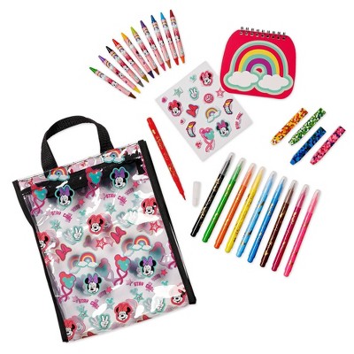 Afro Unicorn stationery set in clear zip pouch NEW