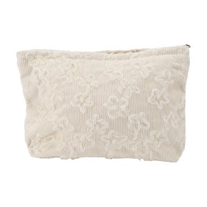 Unique Bargains Women Portable Lace Embroidery Makeup Bag 1 Pc - 1 of 3