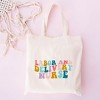 City Creek Prints Labor And Delivery Nurse Wavy Bright Colorful Canvas Tote Bag - 2 of 2
