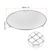 Unique Bargains Stainless Steel Round Cross Wire Barbecue Grill with Legs - 2 of 4