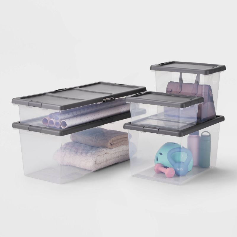 Large Latching Clear Storage Box - Brightroom&#8482;, 4 of 5