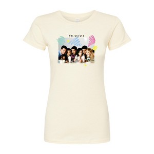 Women's - Friends - Retro Milshakes Fitted Graphic T-Shirt - 1 of 2