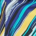 turq painterly stripe