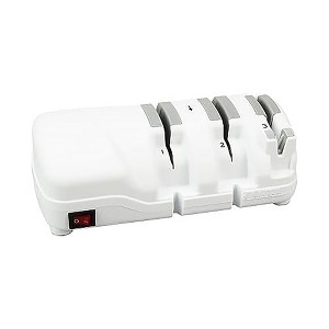 Aoibox Electric Knife Sharpener with Monocrystalline Diamond Wheels, Professional Sharpening for Japanese, Pocket Knives, Effortless Razor-Sharp Edge - 1 of 4