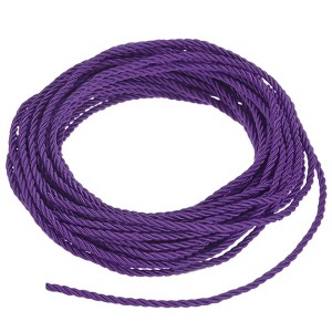 Unique Bargains Soft Polyester Decorative Cord Twisted Rope Trim 1 Pc - 1 of 4
