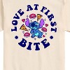 Men's - Lilo and Stitch - Love At First Bite Short Sleeve Graphic T-Shirt - 2 of 4