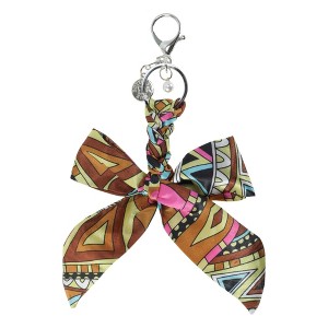 Unique Bargains Bow-knot Scarf Handbag Charm 1 Pc - 1 of 4