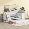NicBex Twin Sized Daybed Multifunctional Daybed with Storage, Twin Day bed with Trundle, Storage Cabinets and USB Charging for Apartment - 4 of 4