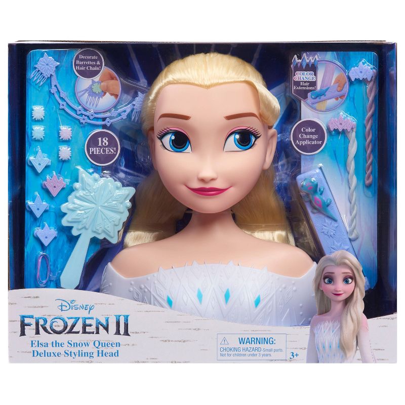 Disney Frozen 2 Deluxe Elsa the Snow Queen Styling Head 17pc, 6 of 11