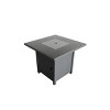 25'' H x 30'' W Steel Outdoor Fire Pit Table with Lid - 4 of 4