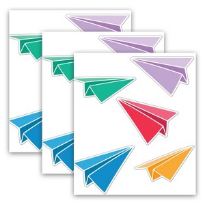 Carson Dellosa Education Happy Place Paper Airplanes Cut-Outs, 36 Per Pack, 3 Packs - 1 of 4