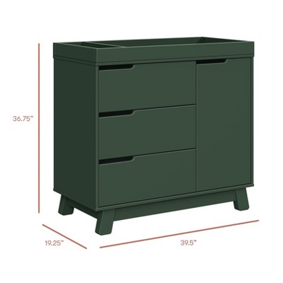 Forest Green GREENGUARD Certified Modern Dresser with Drawers