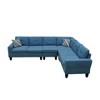 DOMETOUR Elegant Modern 4-Piece Couch Set Living Room Sofa for Home Decor - 3 of 4