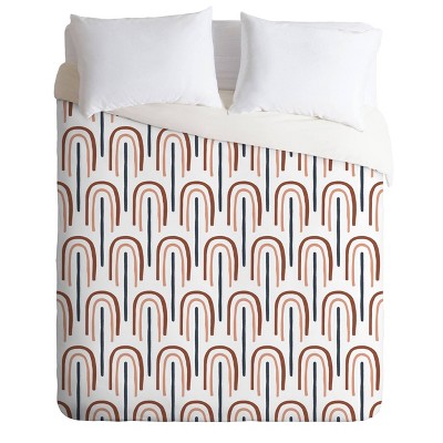 Emanuela Carratoni Modern Rainbow Pattern Comforter Set - Deny Designs