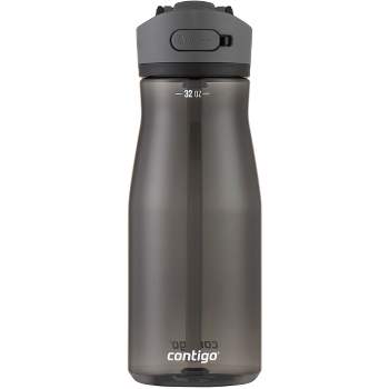 Contigo Fit Plastic Water Bottle with AUTOSPOUT Straw Lid, Black Licorice,  32 fl oz. - Yahoo Shopping