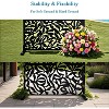 Freestanding Outdoor Privacy Screen,  Metal Decorative Privacy Screen Panels, for Climbing Plants, Ideal for Patio, Balcony, Deck - 3 of 4