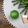 Northlight 4" Shatterproof Holographic Glitter Christmas Ball Ornament - Green - 2 of 2