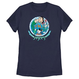 Women's Betty Boop Pisces Zodiac T-Shirt - 1 of 4