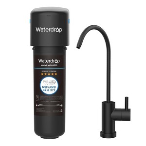 Waterdrop 10UB-B Under Sink Water Filter, Black Faucet - 1 of 4