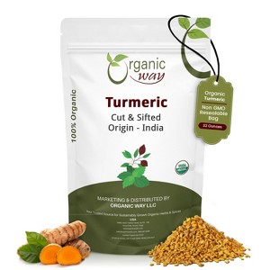Organic Turmeric Cut & Sifted 2 Lbs - 1 of 4
