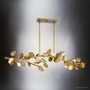 Urban Ambiance Luxury Eclectic Indoor Chandelier,  9-1/2''H x 16"W x 50-1/2''D,  Gold Ombre Finish, UHP4995 - 3 of 4