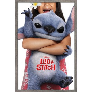 Trends International Disney Lilo & Stitch (2025) - Hug One Sheet Framed Wall Poster Prints - 1 of 4