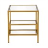 Metal Contemporary Side Table  in Gold - Henn&Hart - 2 of 4